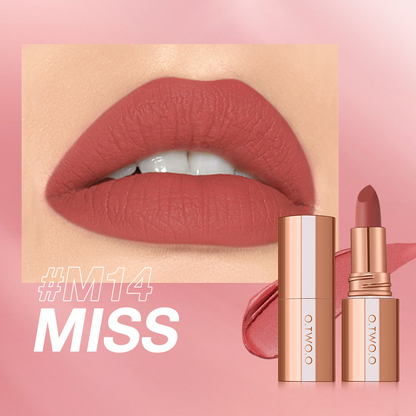 O.TWO.O Misty Kiss Color-Lock Velvet Matte Lipstick
