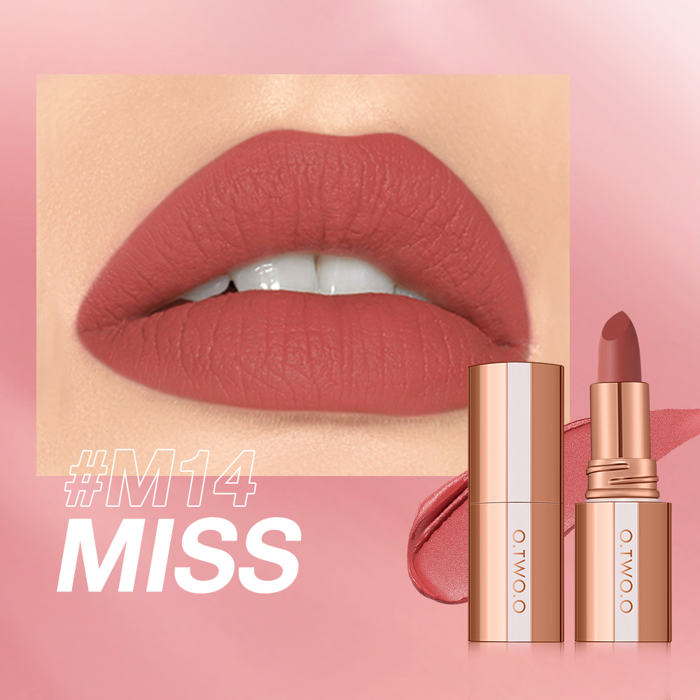 O.TWO.O Misty Kiss Color-Lock Velvet Matte Lipstick