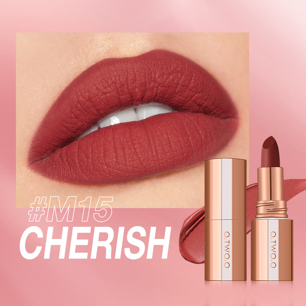 O.TWO.O Misty Kiss Color-Lock Velvet Matte Lipstick