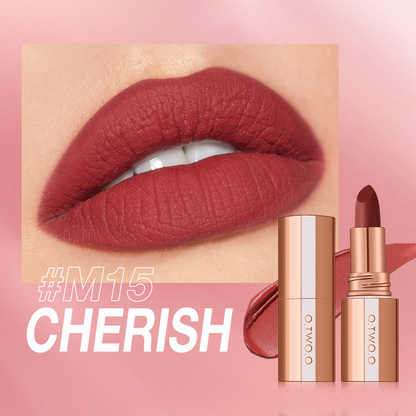 O.TWO.O Misty Kiss Color-Lock Velvet Matte Lipstick