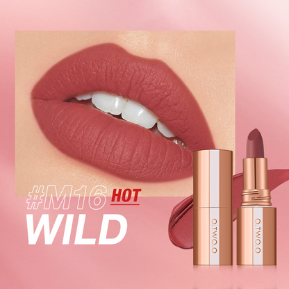 O.TWO.O Misty Kiss Color-Lock Velvet Matte Lipstick