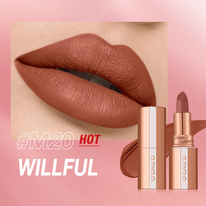 O.TWO.O Misty Kiss Color-Lock Velvet Matte Lipstick