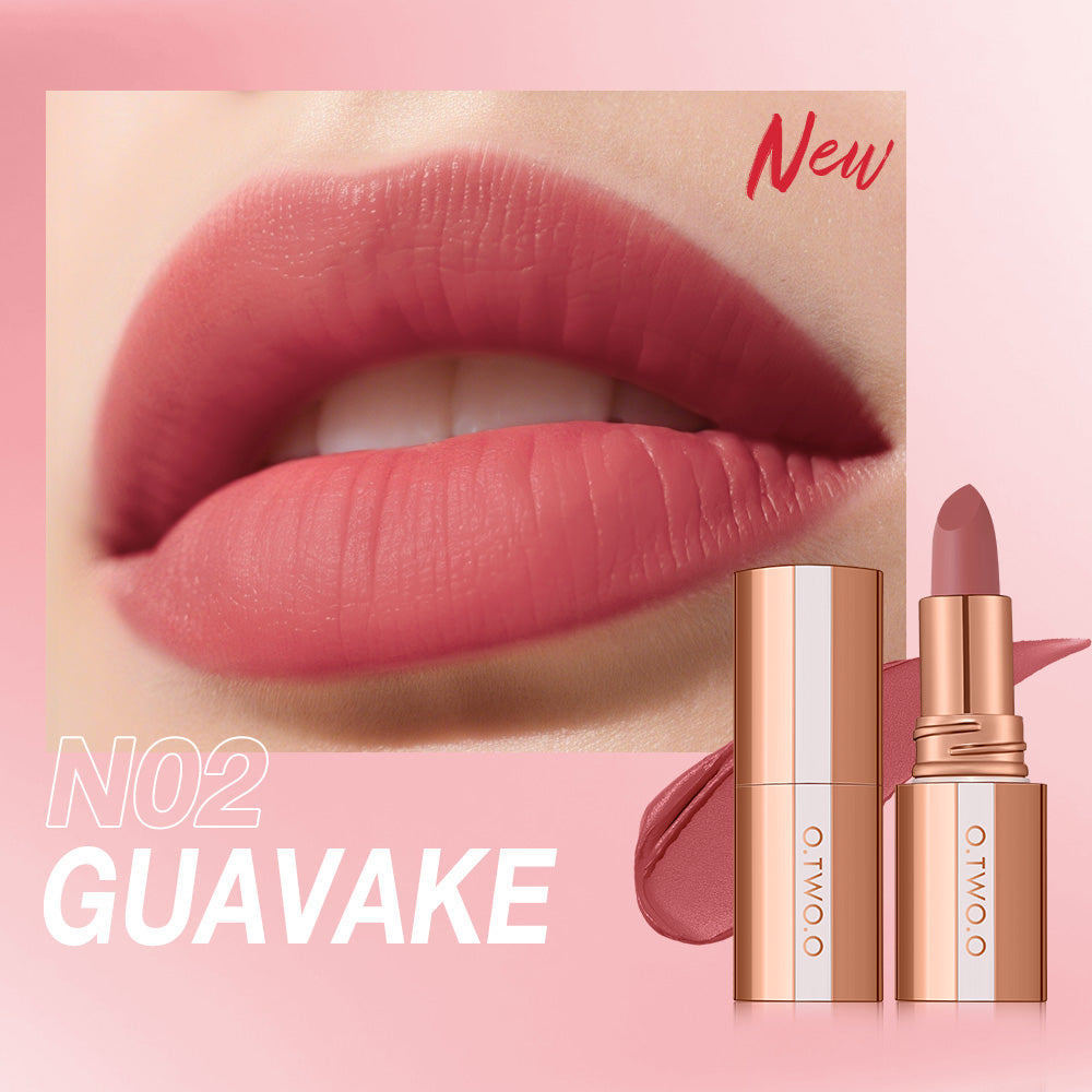 O.TWO.O Misty Kiss Color-Lock Velvet Matte Lipstick